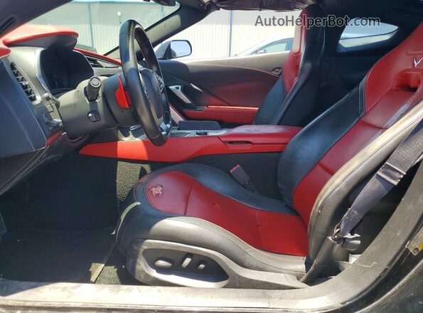 1G1YY2D76J5105461 2018 CHEVROLET CORVETTE Black წინა პანელის ხედი