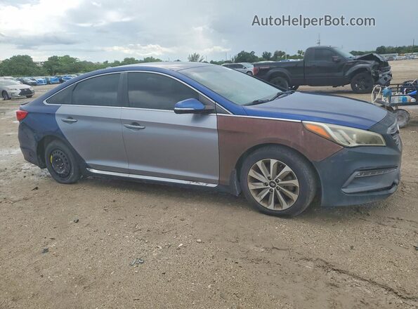 5NPE34AF6GH316698 2016 HYUNDAI SONATA Blue 