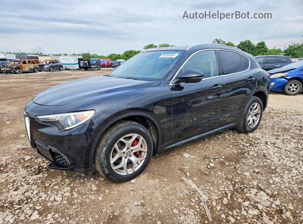 ZASPAKAN0K7C32245 2019 ALFA ROMEO STELVIO Black უკანა მარცხენა