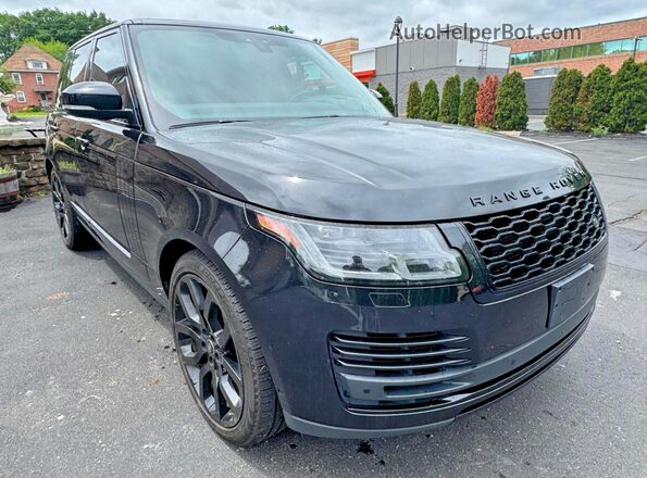 SALGS2SE3MA433754 2021 LAND ROVER RANGE Black წინა ხედი