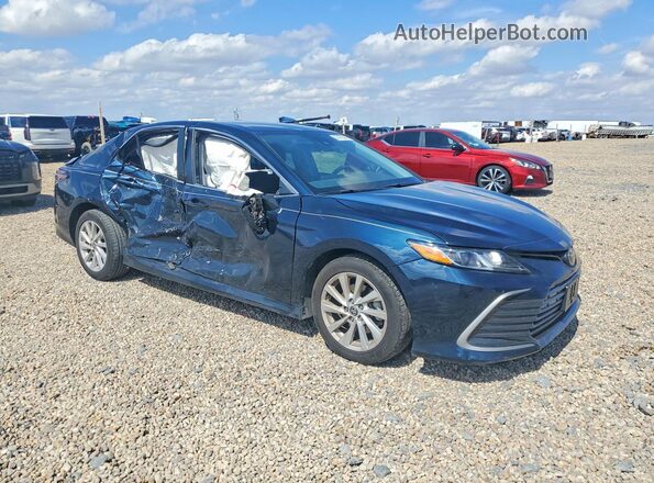 4T1C11AK4MU466654 2021 TOYOTA CAMRY Синий 