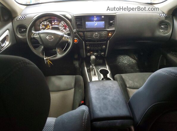 5N1DR2MNXHC606162 2017 NISSAN PATHFINDER Silver Вид щитка приладів