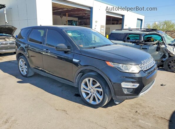 SALCT2BG9GH575034 2016 LAND ROVER DISCOVERY Black წინა ხედი