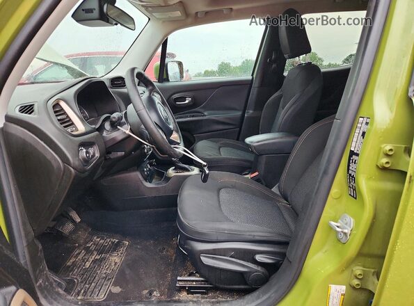 ZACCJBBT6GPC66009 2016 JEEP RENEGADE Green Widok deski rozdzielczej