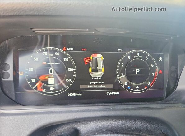 SALYL2RX8JA753575 2018 LAND ROVER RANGE Белый 