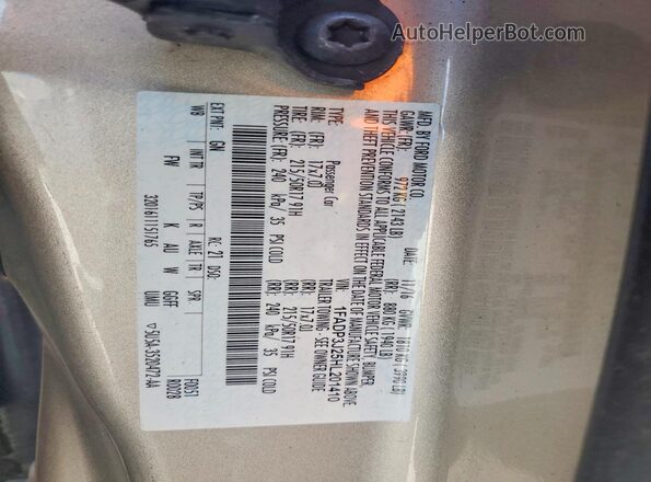 1FADP3J25HL201410 2017 FORD FOCUS Beige 