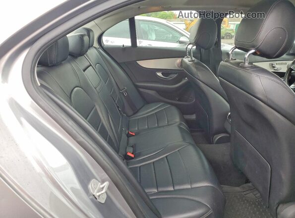 55SWF4KB7GU109502 2016 MERCEDES-BENZ C Серебряный Вид задней части салона