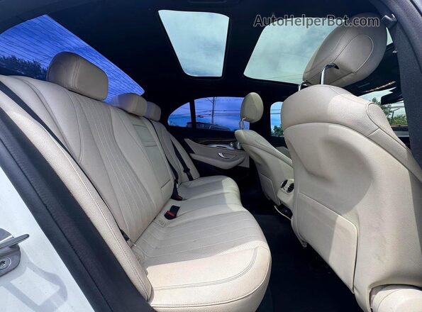WDDZF4JB8JA371390 2018 MERCEDES-BENZ E White Vista trasera