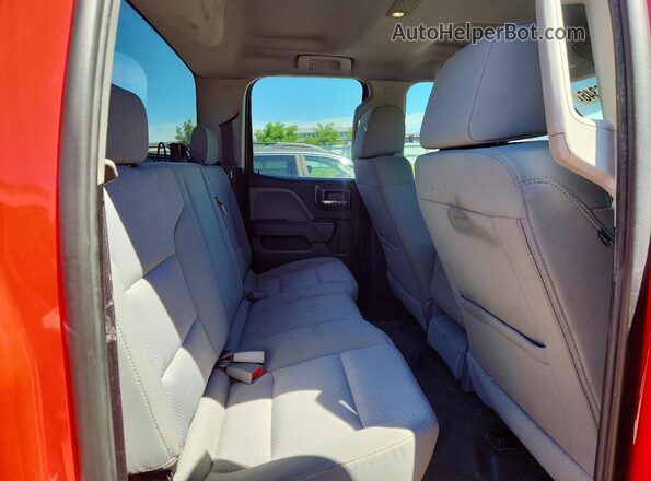 1GCRCNEC3HZ304722 2017 CHEVROLET SILVERADO Red Vista interior trasera