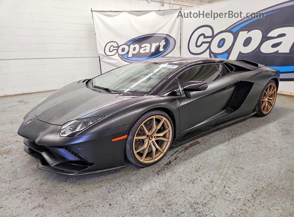 ZHWUV4ZD0JLA07069 2018 LAMBORGHINI AVENTADOR Черный Задняя левая четверть