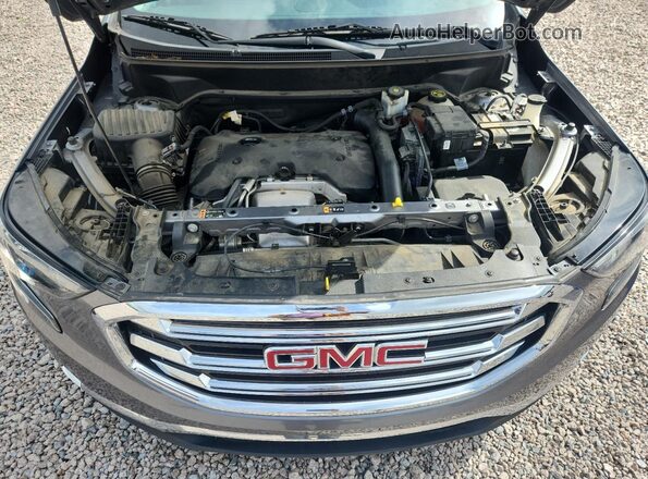 3GKALPEX8KL310594 2019 GMC TERRAIN Gray Vista de la etiqueta del VIN