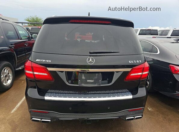 4JGDF7FE7HA752534 2017 MERCEDES-BENZ GLS Black Vista de la etiqueta del VIN
