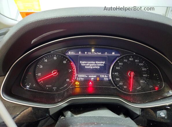 WA1LAAF79HD042993 2017 AUDI Q7 Silver Вид задніх сидінь