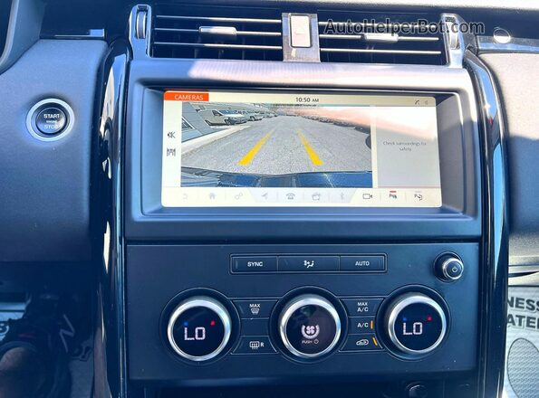 SALRG2RV4K2400835 2019 LAND ROVER DISCOVERY Black Widok komory silnika
