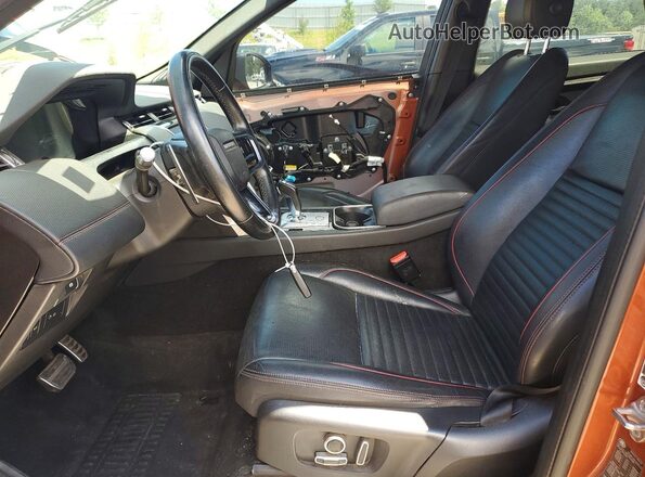 SALCL2FX7MH883423 2021 LAND ROVER DISCOVERY Orange Առջևի վահանակի տեսք