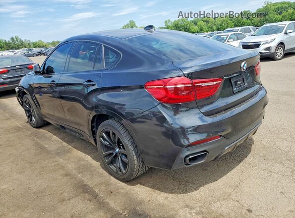 5UXKU2C59H0N84358 2017 BMW X6 Black Հետևի աջ