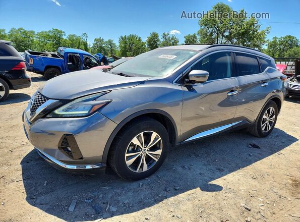 5N1AZ2BJXMC101378 2021 NISSAN MURANO Silver Tył lewy