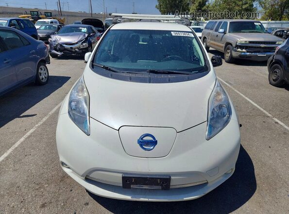 1N4BZ0CP8GC302206 2016 NISSAN LEAF White Вид ззаду