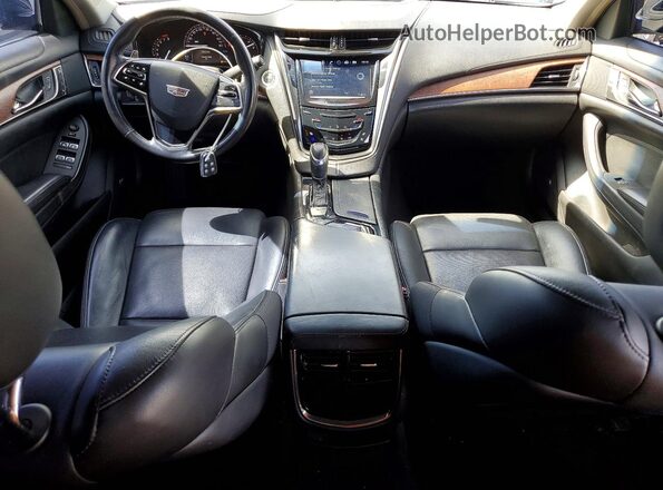 1G6AR5SS5H0111924 2017 CADILLAC CTS Black Widok zestawu wskaźników