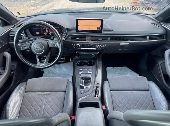 WAUB4AF40JA003891 2018 AUDI S4 Blue უკანა სავარძლების ხედი