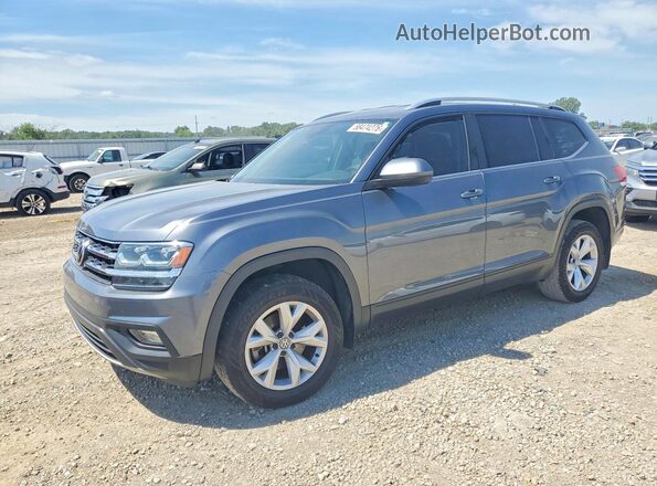 1V2UR2CA9KC523265 2019 VOLKSWAGEN ATLAS Gray Задня ліва чверть