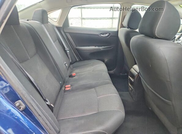 3N1AB7AP2JY320496 2018 NISSAN SENTRA Синий Вид задней части салона