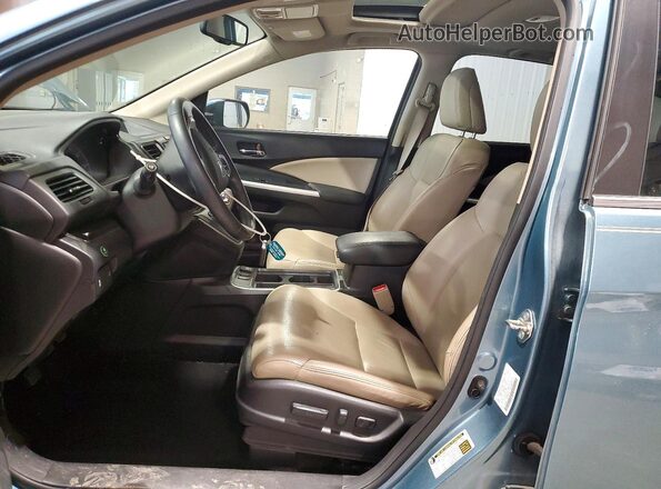 2HKRM3H72GH561666 2016 HONDA CRV Blue Вид панелі приладів