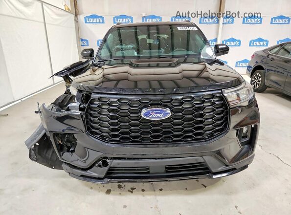 1FMUK8KHXSGB51978 2025 FORD EXPLORER Черный Вид сзади
