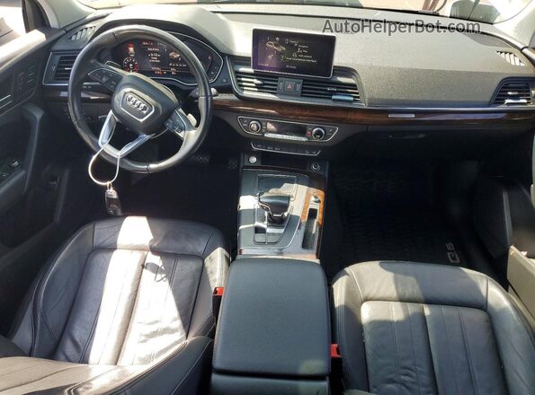 WA1ANAFYXJ2023164 2018 AUDI Q5 White Instrument cluster view