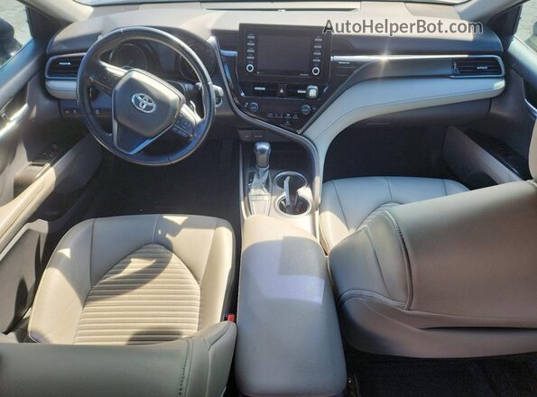 4T1T11AK4NU625996 2022 TOYOTA CAMRY Gray ხელსაწყოთა პანელის ხედი