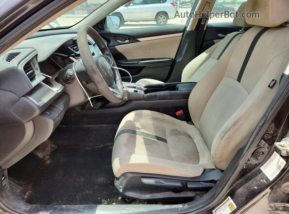 2HGFC2F72JH553491 2018 HONDA CIVIC Black Vista del salpicadero