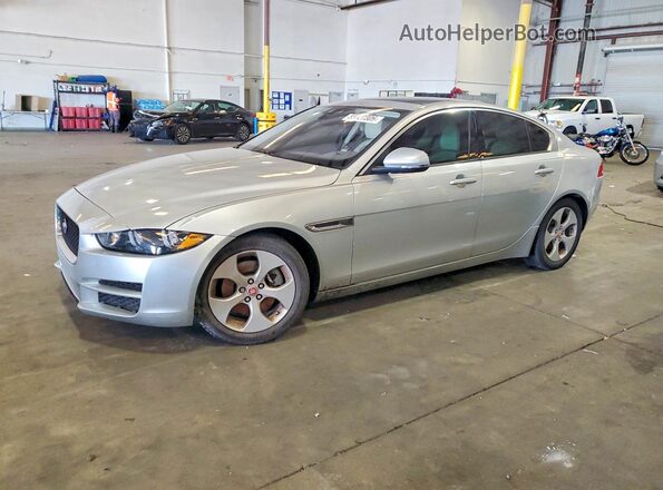 SAJAR4BN6HA955502 2017 JAGUAR XF Silver Задня ліва чверть