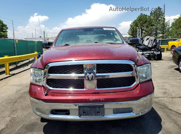 1C6RR7KM7KS724871 2019 RAM 1500 Burgundy Widok z tyłu