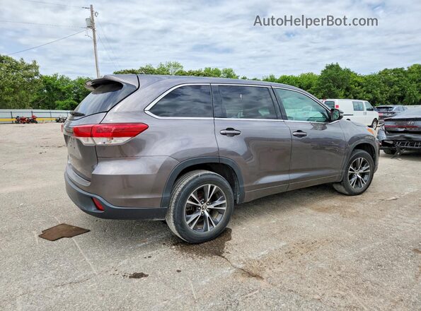 5TDZARFH3JS034471 2018 TOYOTA HIGHLANDER Gray წინა მარჯვენა