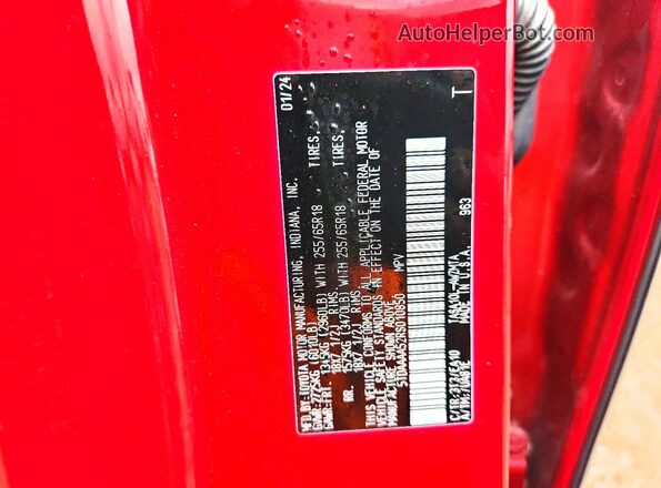 5TDAAAA52RS010850 2024 TOYOTA GRAND Burgundy 360 interior view