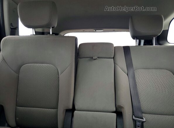 KM8SM4HF3GU160434 2016 HYUNDAI SANTA White Vista interior trasera
