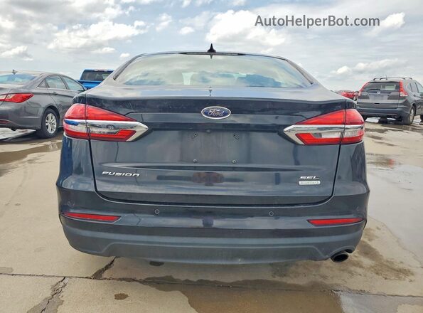 3FA6P0CD1LR130688 2020 FORD FUSION Black წინა სალონის ხედი
