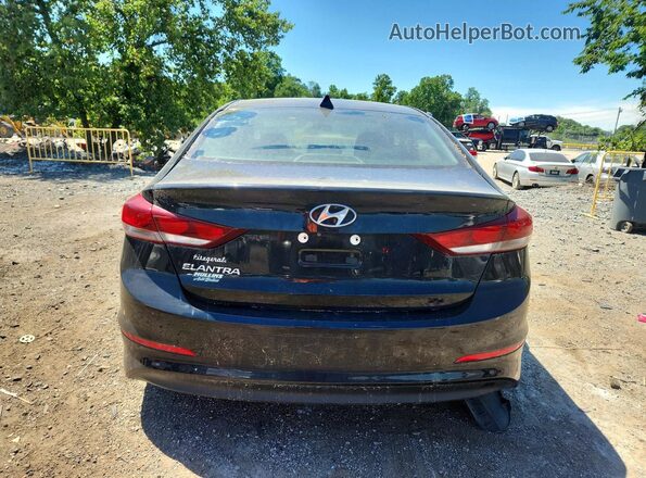 5NPD84LF5JH270976 2018 HYUNDAI ELANTRA Black Front interior view