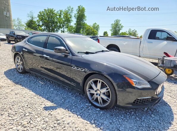 ZAM56YRL6J1260006 2018 MASERATI QUATTROPOR Black Widok z przodu