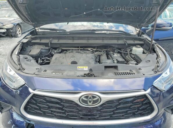 5TDCZRAH1LS005172 2020 TOYOTA HIGHLANDER Blue 