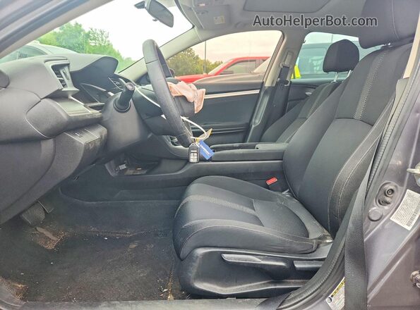 2HGFC2F72JH550638 2018 HONDA CIVIC Gray Вид панелі приладів