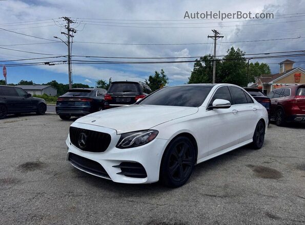 WDDZF4JB8JA371390 2018 MERCEDES-BENZ E White Trasero izquierdo