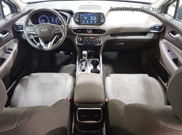 5NMS23ADXLH299765 2020 HYUNDAI SANTA Blue Вид щитка приладів