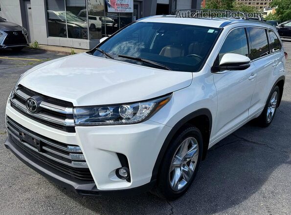 5TDDZRFH5KS996078 2019 TOYOTA HIGHLANDER White Հետևի ձախ