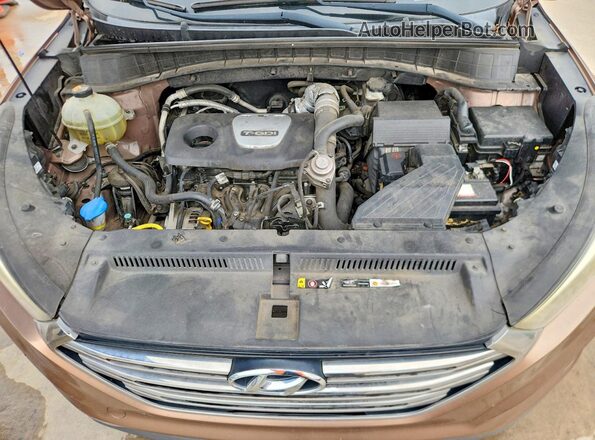 KM8J33A29GU175164 2016 HYUNDAI TUCSON Brown Вид підкапотного простору