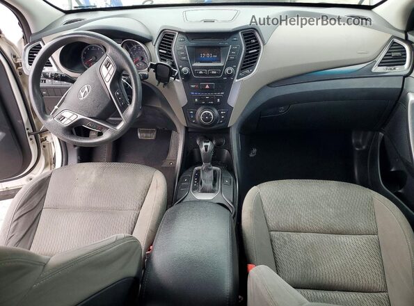 KM8SM4HF3GU160434 2016 HYUNDAI SANTA White Vista del cuadro de instrumentos