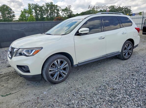 5N1DR2MN9KC607570 2019 NISSAN PATHFINDER Белый Задняя левая четверть