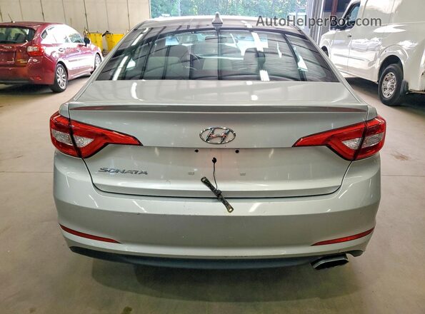 5NPE24AF2GH387190 2016 HYUNDAI SONATA Silver წინა სალონის ხედი
