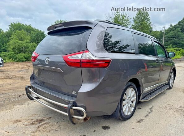5TDDZ3DC2HS167093 2017 TOYOTA SIENNA Gray Vista frontal