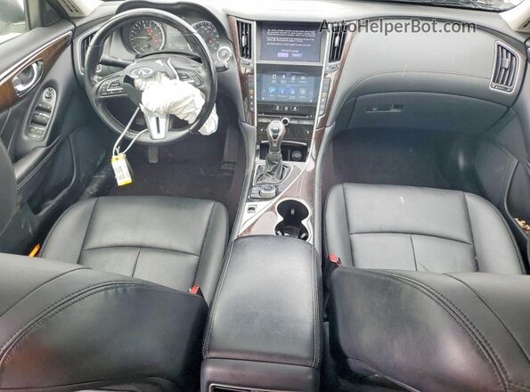 JN1EV7AP5JM364911 2018 INFINITI Q50 White Սարքավորումների վահանակի տեսք